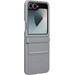 Samsung Galaxy Z Flip 6 Back Cover Artificial Leather Gray right side