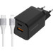 BlueBuilt Fast Charger with 2 USB Ports 38W + Lightning Cable 1.5m Main Image