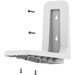 Netgear Orbi Wall Mount for WiFi 7 models (RBEWM) White left side