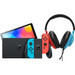 Nintendo Switch OLED Blauw/Rood + JBL Quantum 100N Main Image