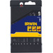 Irwin 9-piece Metal, Concrete, and Wood Drill Bit Set packaging