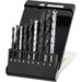 Irwin 9-piece Metal, Concrete, and Wood Drill Bit Set Main Image