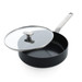 GreenPan Evolution High-sided skillet with lid 26cm Black top