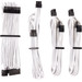 CORSAIR Premium Sleeved PSU Cables Starter Kit - White Main Image