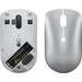 Lenovo 540 USB-C Compact Wireless Mouse Silver bottom