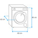 Samsung WD90DG6B85BB AI Wash - 9/6 kg visual Coolblue 1