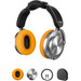 Dyson OnTrac Aluminum + ear cushion Black + ear cup Black accessory