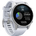 Garmin Fenix 8 Zilver/Wit 43mm linkerkant