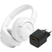 JBL Tune 770NC Wit + BlueBuilt Quick Charge Oplader met Usb A Poort 18W Zwart Main Image