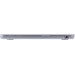 BlueBuilt Hardcase Transparant voor MacBook Air 13,6 inch M2/M3 linkerkant