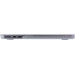 BlueBuilt Hardcase Transparant voor MacBook Air 13,6 inch M2/M3 rechterkant