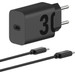 Motorola Power Delivery Charger 30W Black + USB-C Cable 1m Black Plastic Main Image