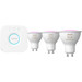 Philips Hue GU10 3-pack + Bridge starterkit Main Image