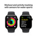 Apple Watch Series 10 4G 46mm Titanium Black Sport Band S/M visual supplier