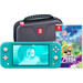 Nintendo Switch Lite Turquoise + Zelda: Echoes of Wisdom + Bigben Travel Case Main Image