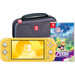 Nintendo Switch Lite Yellow + Zelda: Echoes of Wisdom + Bigben Travel Case Main Image