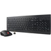 Lenovo 510 Wireless Combo Keyboard & Mouse -US English 103P- Black front