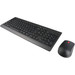 Lenovo 510 Wireless Combo Keyboard & Mouse -US English 103P- Black right side