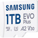 Samsung EVO Plus 1TB microSDXC + SD Adapter voorkant