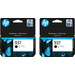 HP 937 Cartridge Black Duo Pack Main Image