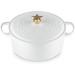 Le Creuset Signature braadpan 24cm Kerst Cotton voorkant