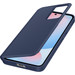 Samsung Galaxy S24 FE Clear View Book Case Blauw rechterkant