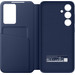 Samsung Galaxy S24 FE Clear View Book Case Blauw voorkant