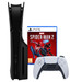 PlayStation 5 Slim Disc Edition + Spider-Man 2 + Covers Zwart Main Image