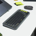 Logitech Pop Icon Combo toetsenbord en muis set Grafiet product in gebruik