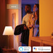 Philips Hue Centris Opbouwspot White and Color - Zwart - Rechthoek - 2-Spots product in gebruik