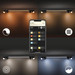 Philips Hue Centris Mounted Spot Light White and Color - Black - Rectangle - 4-spots product in use