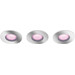 Philips Hue Xamento badkamer inbouwspot White and Color - Chroom - Rond 3-pack Main Image