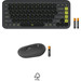 Logitech Pop Icon Combo toetsenbord en muis set Grafiet detail