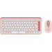 Logitech Pop Icon Combo toetsenbord en muis set Rose Main Image