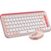 Logitech Pop Icon Combo toetsenbord en muis set Rose rechterkant