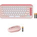 Logitech Pop Icon Combo toetsenbord en muis set Rose detail