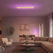 Philips Hue Datura paneellamp - White and Color - rechthoek product in gebruik