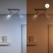 WiZ Smart Lamp - Wit en Gekleurd Licht - GU10 - 2-pack product in gebruik