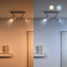 WiZ Smart Lamp - Wit en Gekleurd Licht - GU10 - 2-pack product in gebruik