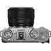 Fujifilm X-M5 Zilver + XC 15-45mm f/3.5-5.6 OIS PZ bovenkant