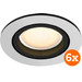 Philips Hue Milliskin Recessed Spot Light White Ambiance - Round - Aluminum - 6-pack Main Image