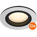 Philips Hue Milliskin Recessed Spot Light White Ambiance - Round - Aluminum - 12-pack Main Image