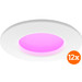 Philips Hue Inbouwspot Slim - White and color - 90mm - wit - 12-pack Main Image