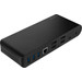 BlueBuilt Displaylink docking station Pro with Usb C black achterkant