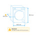 Samsung WD90DG5B15BH EcoBubble visual Coolblue 1