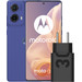 Motorola Moto G85 Grijs 5G + Motorola Oplader 30W Zwart + Usb C Kabel 1m Zwart Kunststof Main Image