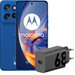 Motorola Edge 50 Neo 512GB Blauw 5G + Motorola Oplader 68W Zwart + Usb C Kabel 1m Zwart Main Image