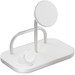 Zens 4-in-1 MagSafe met Qi2 Draadloze Oplader 15W met Standaard, Watch Stand en iPad Stand linkerkant