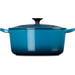 Le Creuset Tradition Braadpan 22 cm Deep Teal voorkant