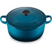 Le Creuset Tradition Braadpan 22 cm Deep Teal bovenkant